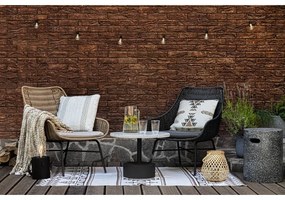 Бежов и кафяв двустранен килим за открито, изработен от рециклирана пластмаса , 90 x 150 cm Afra - Green Decore