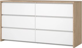 Бял скрин 157x84x48 cm Next – Tvilum