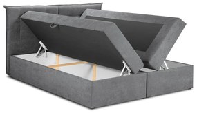 Сиво двойно легло , 200 x 200 cm Echaveria - Mazzini Beds