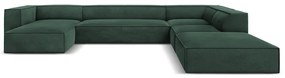 Тъмнозелен ъглов диван (десен ъгъл) Madame - Windsor &amp; Co Sofas