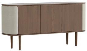 Нисък дъбов скрин в кафяво-бежово 150x75 cm Treasures - UMAGE