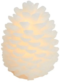 Бяла коледна светлинна украса ø 14 cm Clara – Sirius