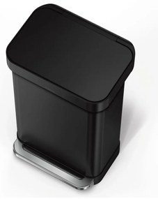 Стоманен кош за отпадъци с педали 45 л - simplehuman