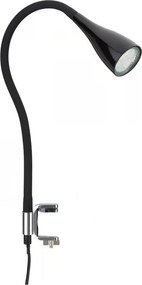 Лампа с щипка 1xGU10/3W/230V, черна