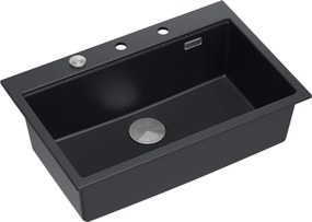 гранитна мивка MARC 110 WORKSTATION Black