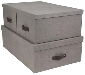 Кутии за съхранение с капак в комплект от 3 Inge - Bigso Box of Sweden