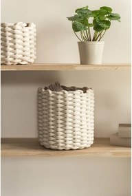 Текстилна кошница ø 25x25 cm Peach Skin Round M – Bigso