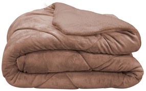 2 в 1 Одеяло шерпа/олекотена завивка Artisti Italiani Reverie 160/220 бежово