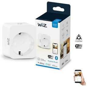 WiZ - Смарт контакт F 2300W + електромер Wi-Fi