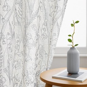 Светлосиво перде 135x250 cm Selvetia – Restilo