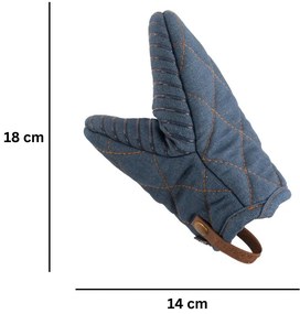 Ръкавици за фурна в комплект от 2 бр. Indigo – Tiseco Home Studio