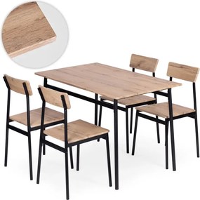 Трапезен комплект - маса + 4 стола