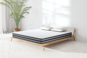 Матрак isleep, OrtoRelax, 90x200x20, Среден към твърд, Eластична пяна, Мемори пяна