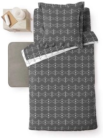 Тъмносива единична памучна олекотена завивка 140x200 cm Aristide – douceur d'intérieur