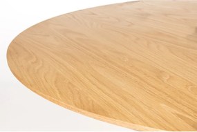 Кръгла трапезна маса от декор от дъб ø 120 cm Lotus – Zuiver