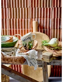 Глинена чаша в бяло и синьо 240 ml Heikki – Bloomingville