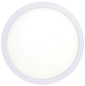 LED Плафониера LED/18W/230V 4200K Ø 21 см бял