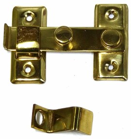 Door Hasp EDM С две лица Полиран месинг (8 cm)