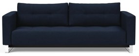 Тъмносин разтегателен диван Mixed Dance Blue, 115 x 230 cm Cassius - Innovation
