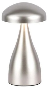 LED регулируема презареждаема настолна лампа LED/1W/5V 3000-6000K 1800 mAh сребр