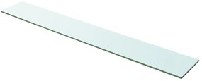 3051583 vidaXL Рафтове, 2 бр, панели прозрачно стъкло, 100x15 см