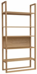 Библиотека от декор от дъб естествена 90x185 cm Newest – Woodman