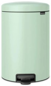 Кош за боклук с педал Brabantia NewIcon 1008847, 20 л, Плавно затваряне, Противоплъзгаща основа, Светлозелен