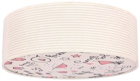 Детска плафониера KIDDY 2xE27/40W/230V бежов/розов