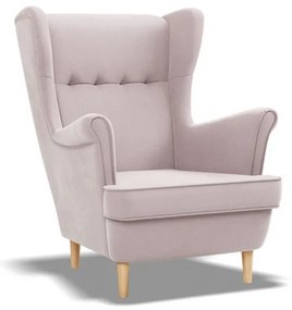 Удобен фотьойл в меко розово