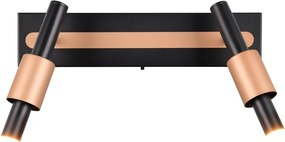 LED прожектор в черен и бронзов цвят 20,5x42 cm Ikaris – Trio Select