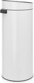 Кош за боклук Brabantia Touch Bin New 649999, 30 л, Безшумно и плавно затваряне, Бял