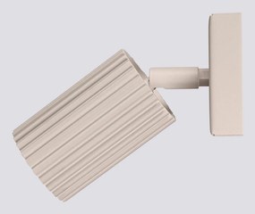 Кафяво-сив метален прожектор 8x16 cm Gleam – Sollux