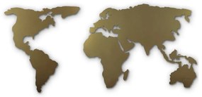 Стенна карта 120x60 cm Silhouette – Bystag