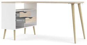 Работна маса от дъб 145x81 cm Oslo - Tvilum