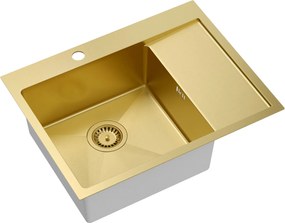 Стоманена мивка RUSSEL 116 Gold