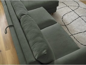 Зелен ъглов диван Cocoone – Bobochic Paris