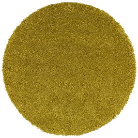 Зелен килим Aqua Liso, ø 100 cm - Universal