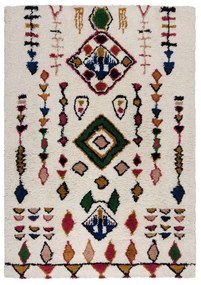 Кремав ръчно изработен вълнен килим 160x230 cm Moroccan Fes – Flair Rugs