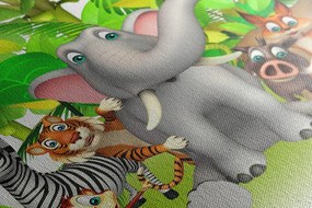 Картина на платно – Животни от джунглата