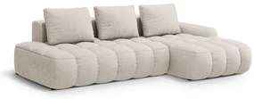 Бежов сгъваем/с място за съхранение ъглов диван (десен ъгъл) Linz – Cosmopolitan Design