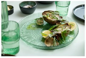 Зелена стъклена чиния за сервиране ø 30 cm Kusintha - Bitz