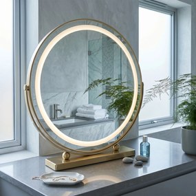 Огледало LED MAKE-UP L.Gold 50 cm