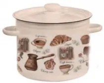 Horecano - Емайлирана тенджера 2L "Cafe de Cherie" 1 Н-(1610/2)