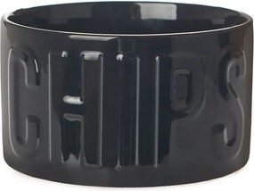 Черна керамична купичка за сервиране 1 l Chips – Balvi
