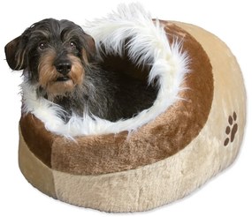 Бежово плюшено легло палатка за котка 35x26 cm Trixie Minou – Plaček Pet Products