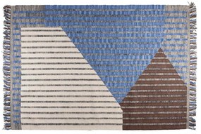 Син/кафяв памучен килим 160x230 cm Hampton – Dutchbone