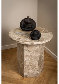 Мраморна кръгла странична масичка ø 50 cm Naxos – Actona