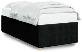 3284895 vidaXL Рамка за легло без матрак, Черно, 80x200 см, плат