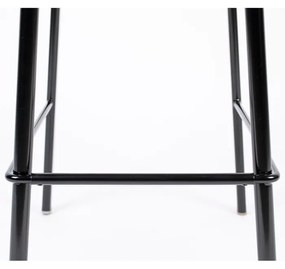 Черен/светлосив бар стол 94 cm Spike - Zuiver