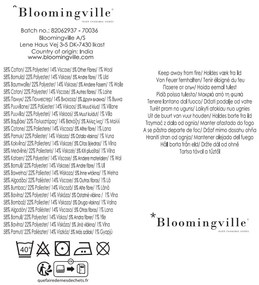 Синьо /бежово одеяло от рециклиран памук 130x160 cm Ethan – Bloomingville